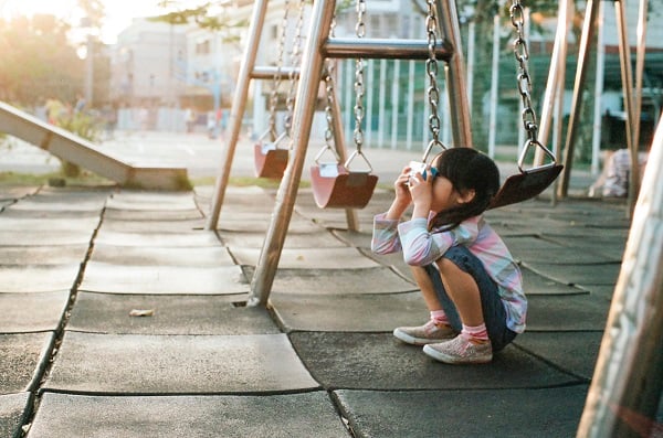 Child on the playground