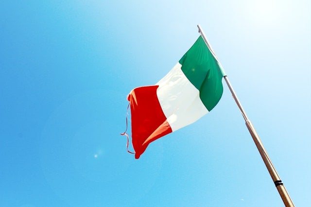 Picture of an Italian flag