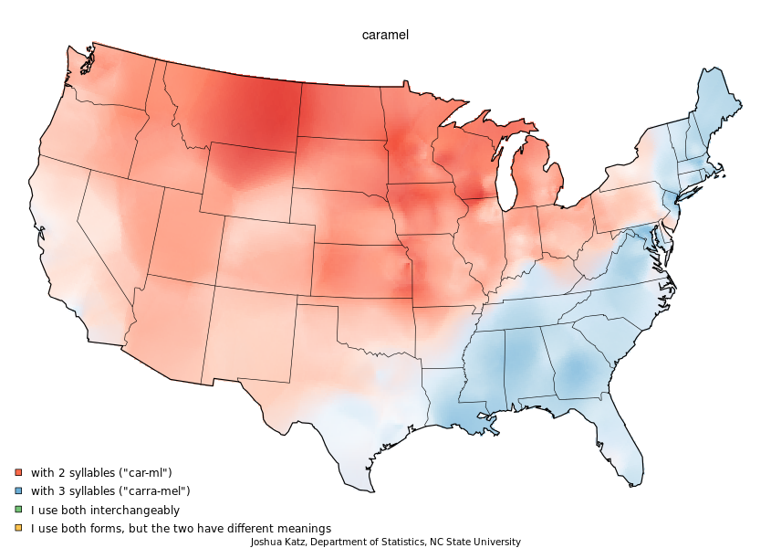 How You Pronounce Caramel Depends on Where You Live
