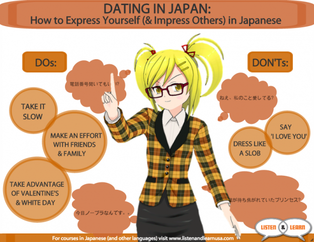 Dating In Japan Express Yourself And Impress Others In Japanese Listen And Learn Usa