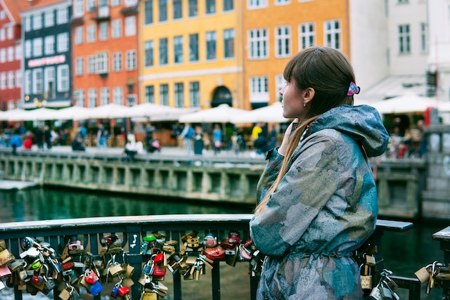 A picture of a girl in Denmark